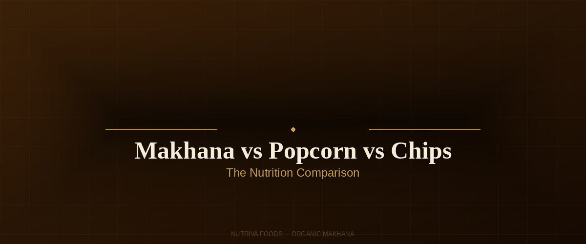 Makhana Vs Chips